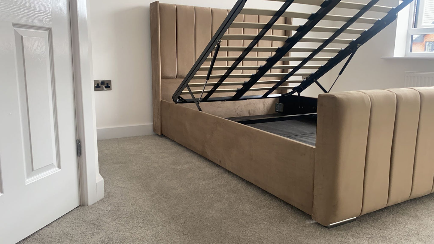Allistair Panel Bed "Ottomon" FRAME ONLY