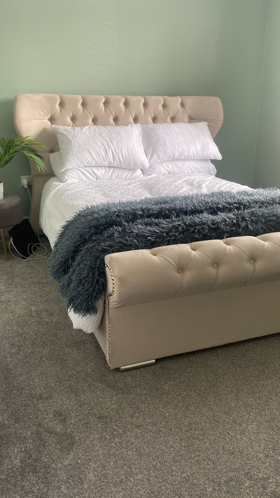 Winged Sleigh "Ottoman" Frame