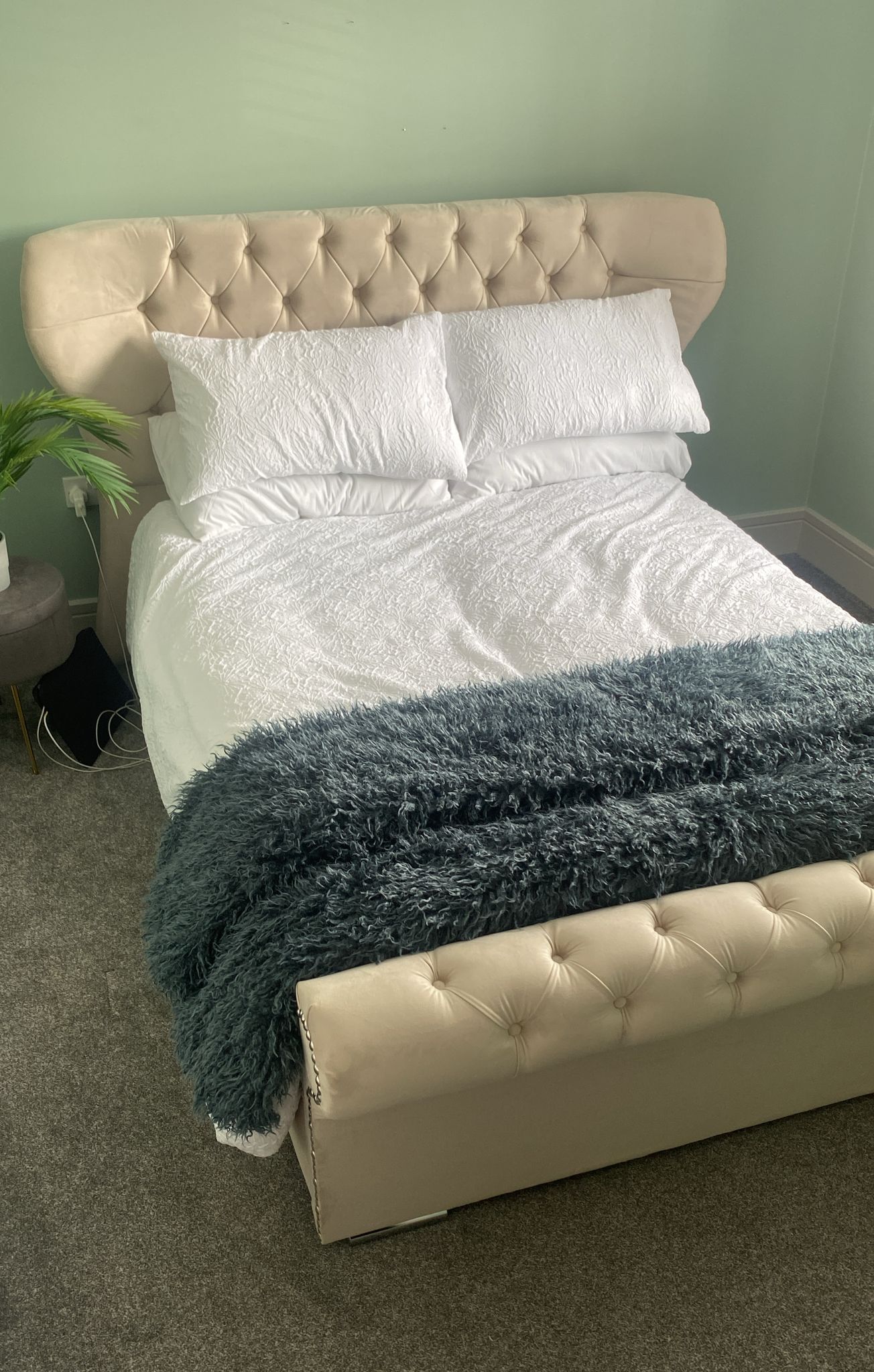 Winged Sleigh "Ottoman" (FRAME ONLY)