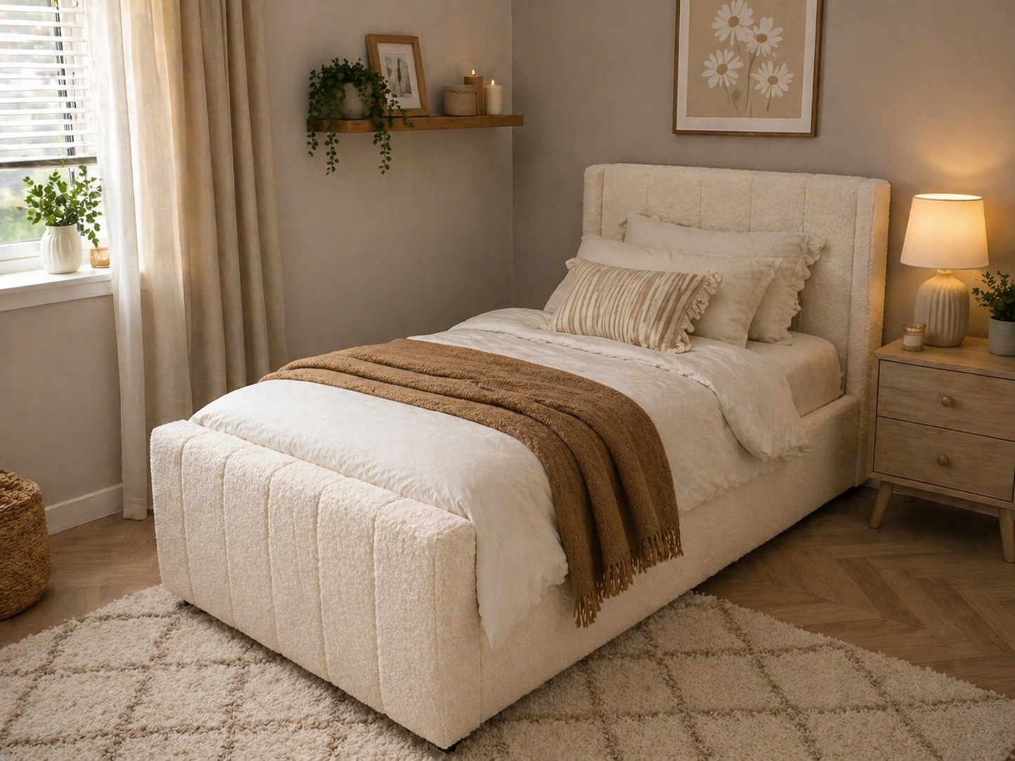Allistair Panel Bed "Ottomon" FRAME ONLY