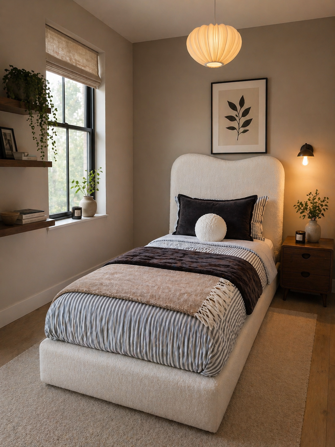 Boucle Cloud Bed & Mattress