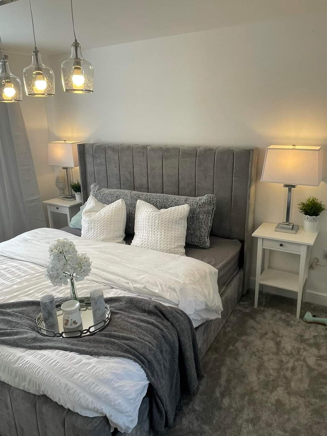 Allistair Panel Bed "Ottomon" Frame & Mattress Package