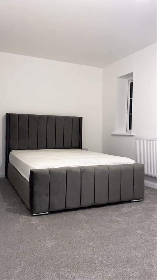 Allistair Panel Bed "Ottomon" Frame & Mattress Package