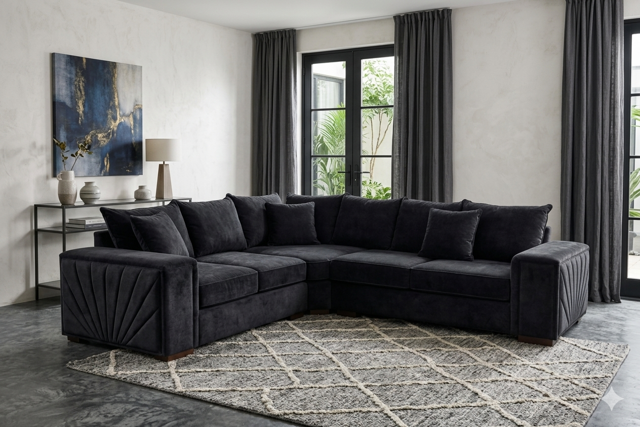 Habeeb 5 Seater L Shape
