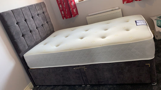 Divan Base Frame/Headboard & Mattress Package