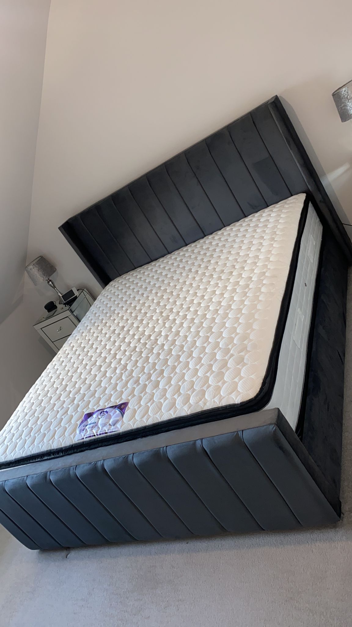 Allistair Panel Bed "Ottomon" Frame & Mattress Package