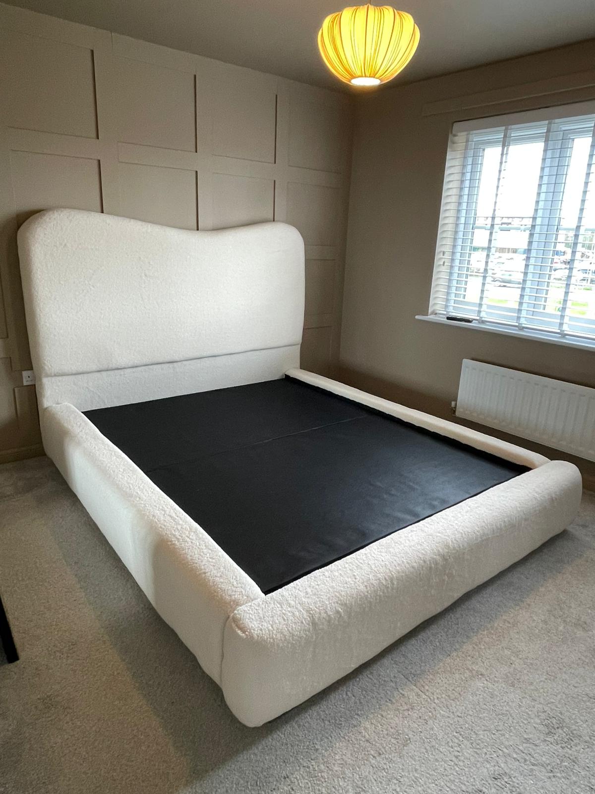 Boucle Cloud Bed & Mattress