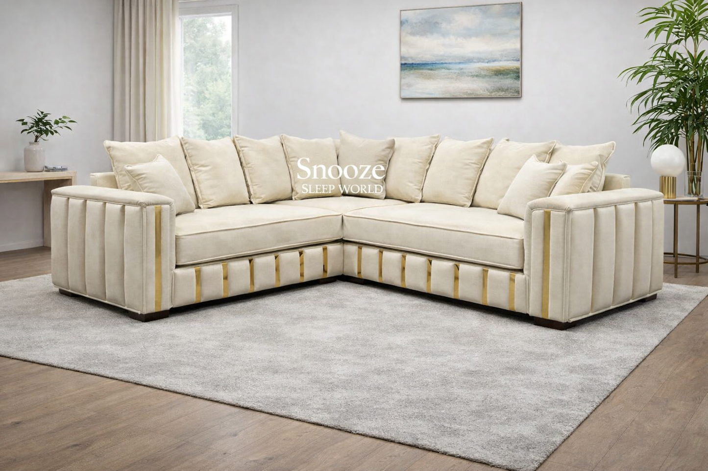 Mia L Corner 5/7 seater.