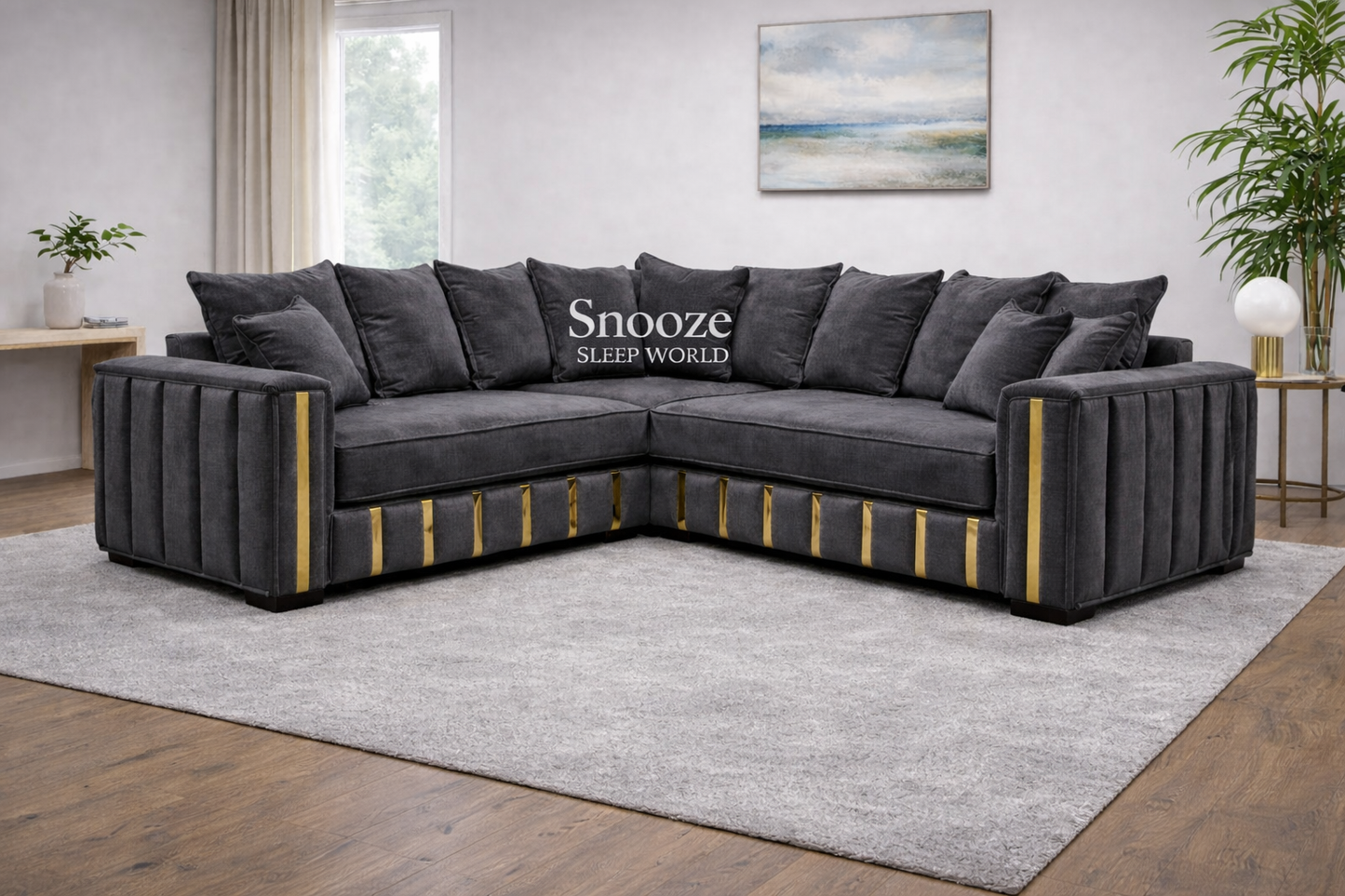 Mia L Corner 5/7 seater.