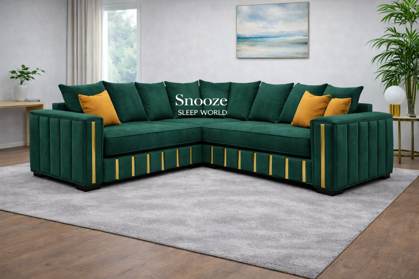 Mia L Corner 5/7 seater.