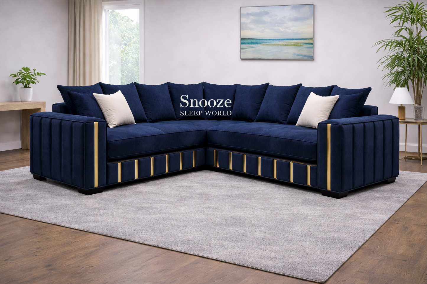 Mia L Corner 5/7 seater.