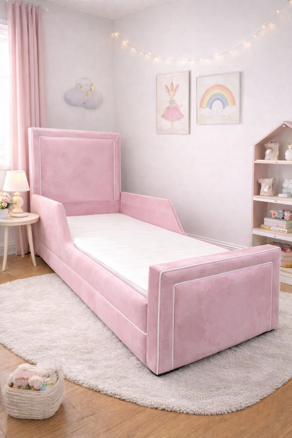 Elaya Panel Bed & Mattress Package