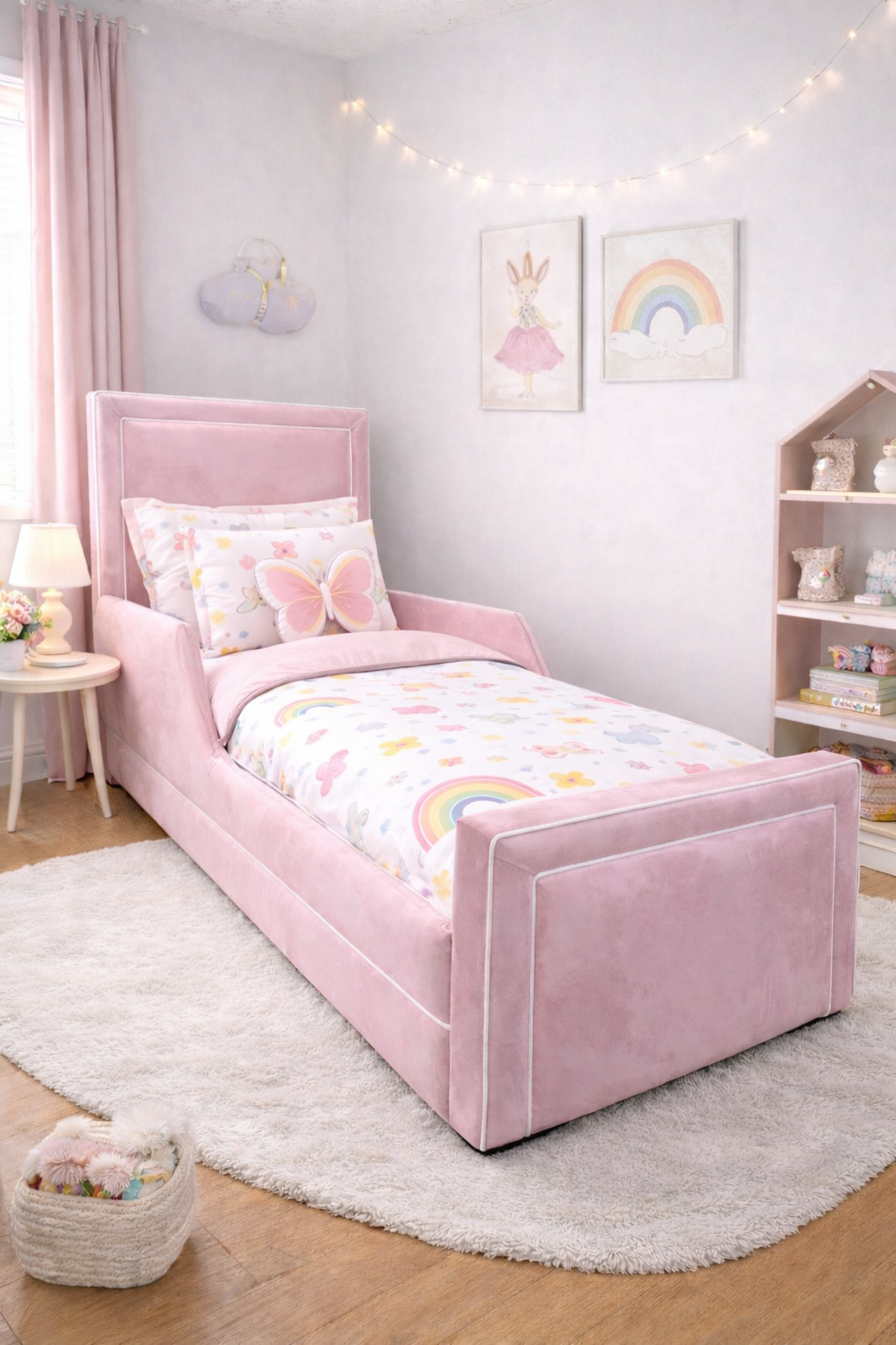 Elaya Panel Bed & Mattress Package