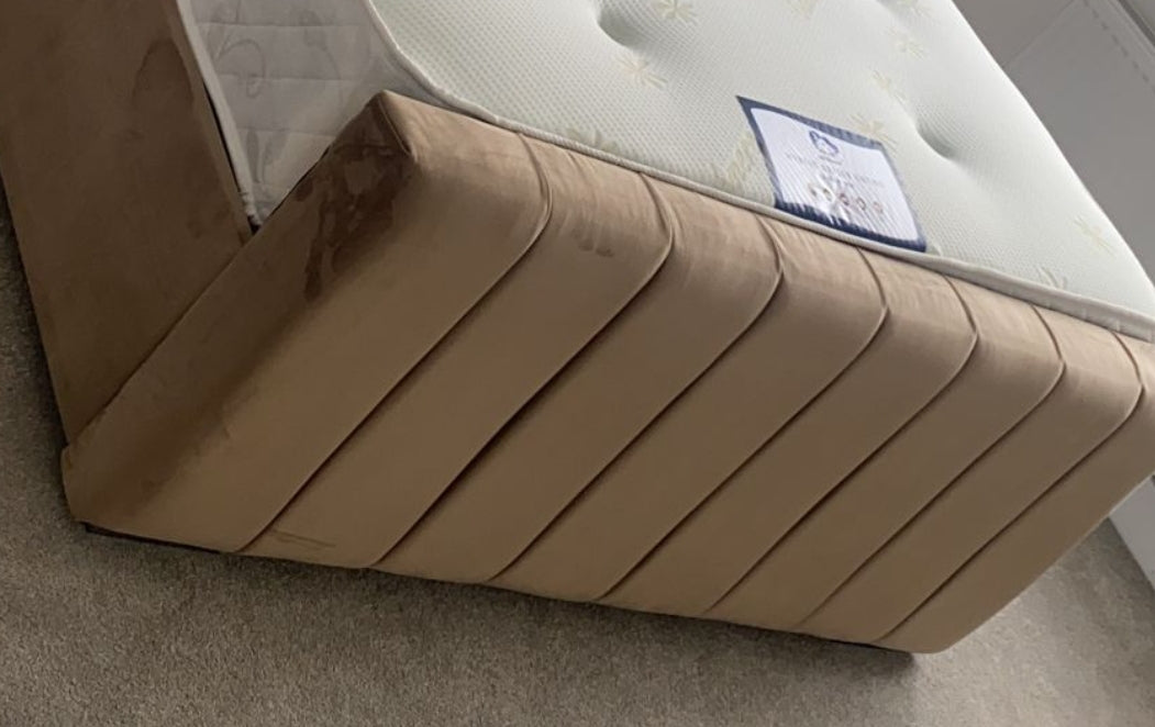 Allistair Panel Bed "Ottomon" Frame & Mattress Package