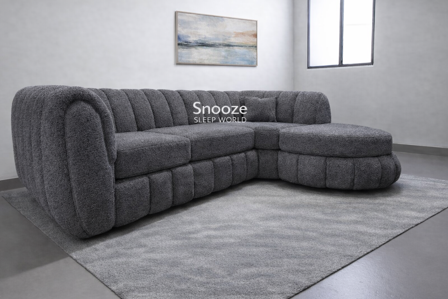 Shell Teddy L-Shape Corner Sofa
