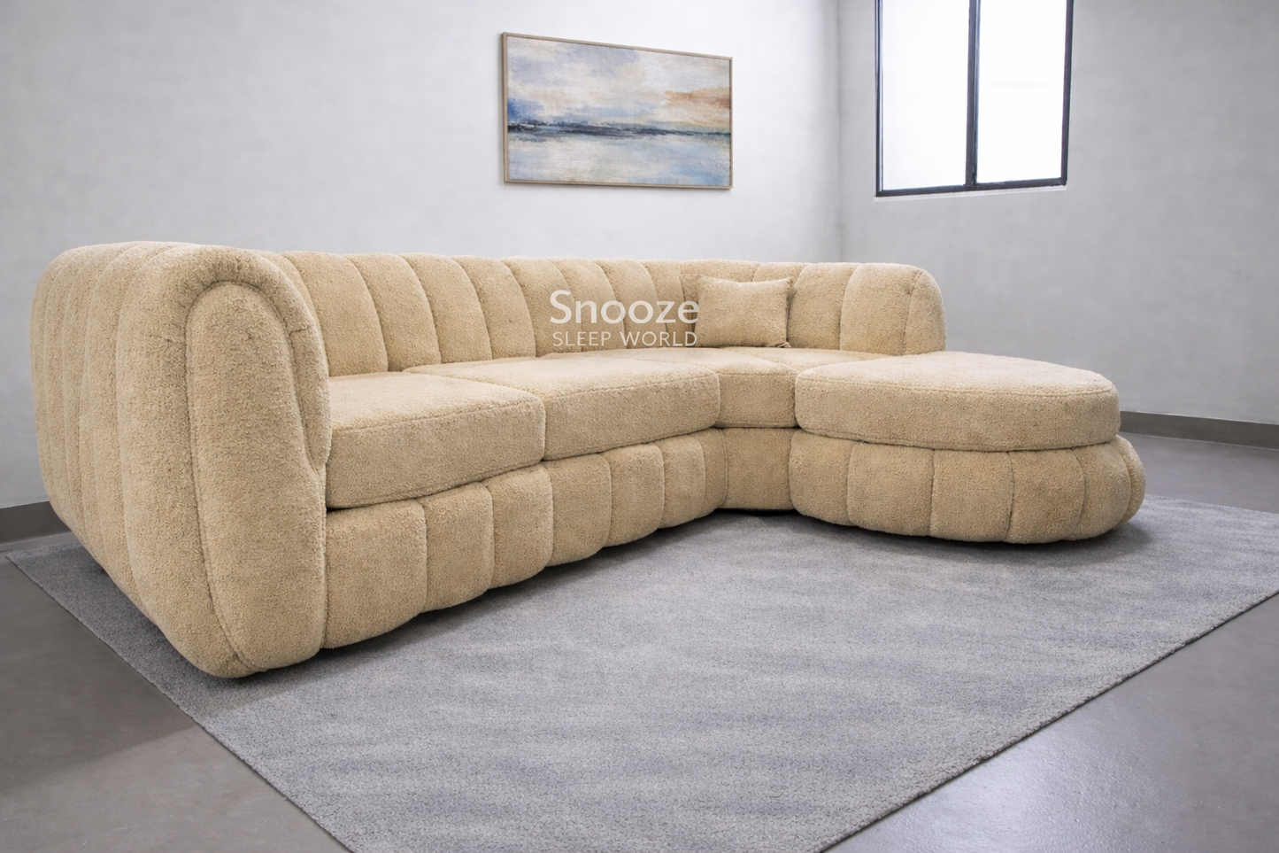 Shell Teddy L-Shape Corner Sofa