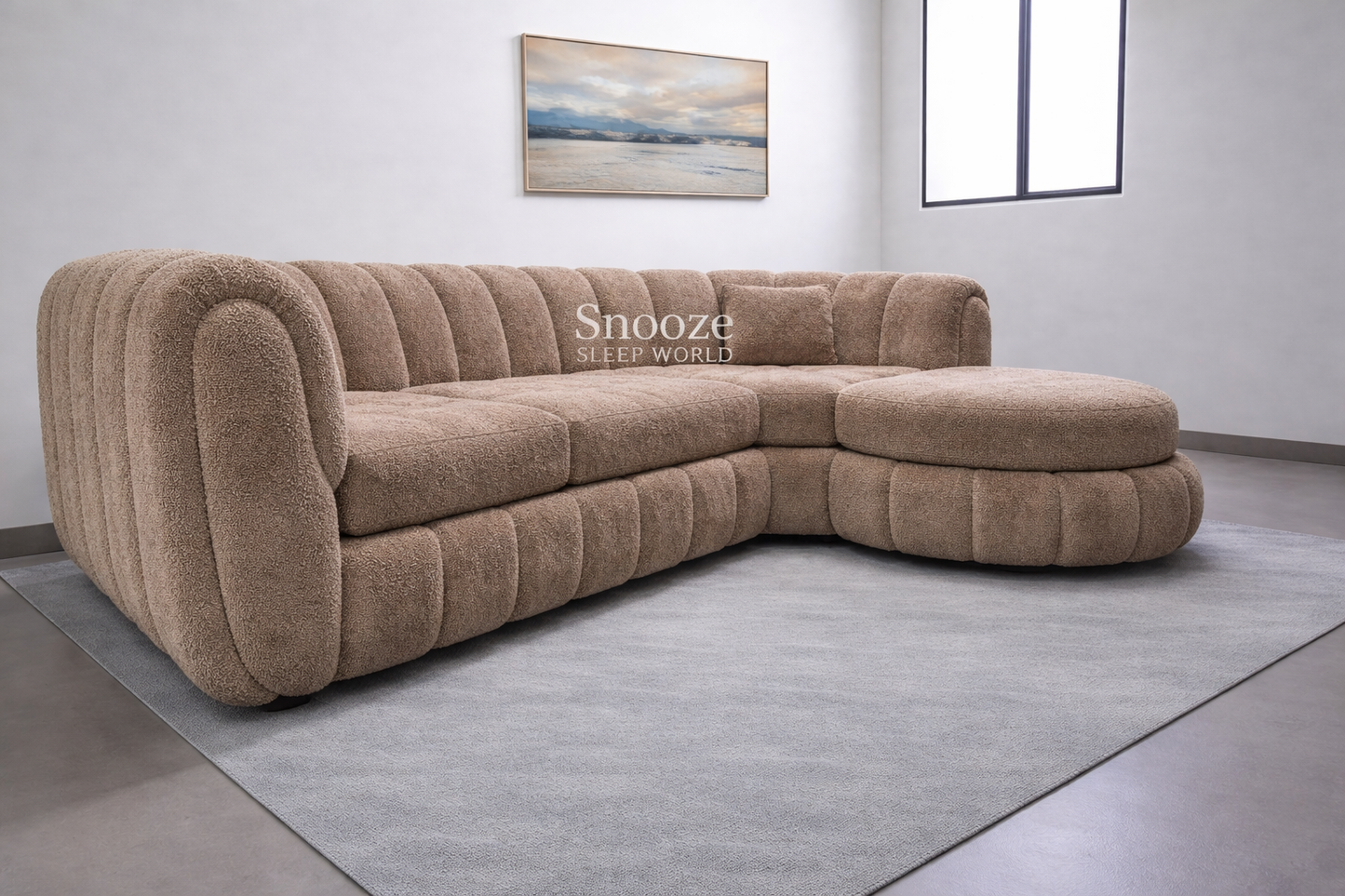 Shell Teddy L-Shape Corner Sofa