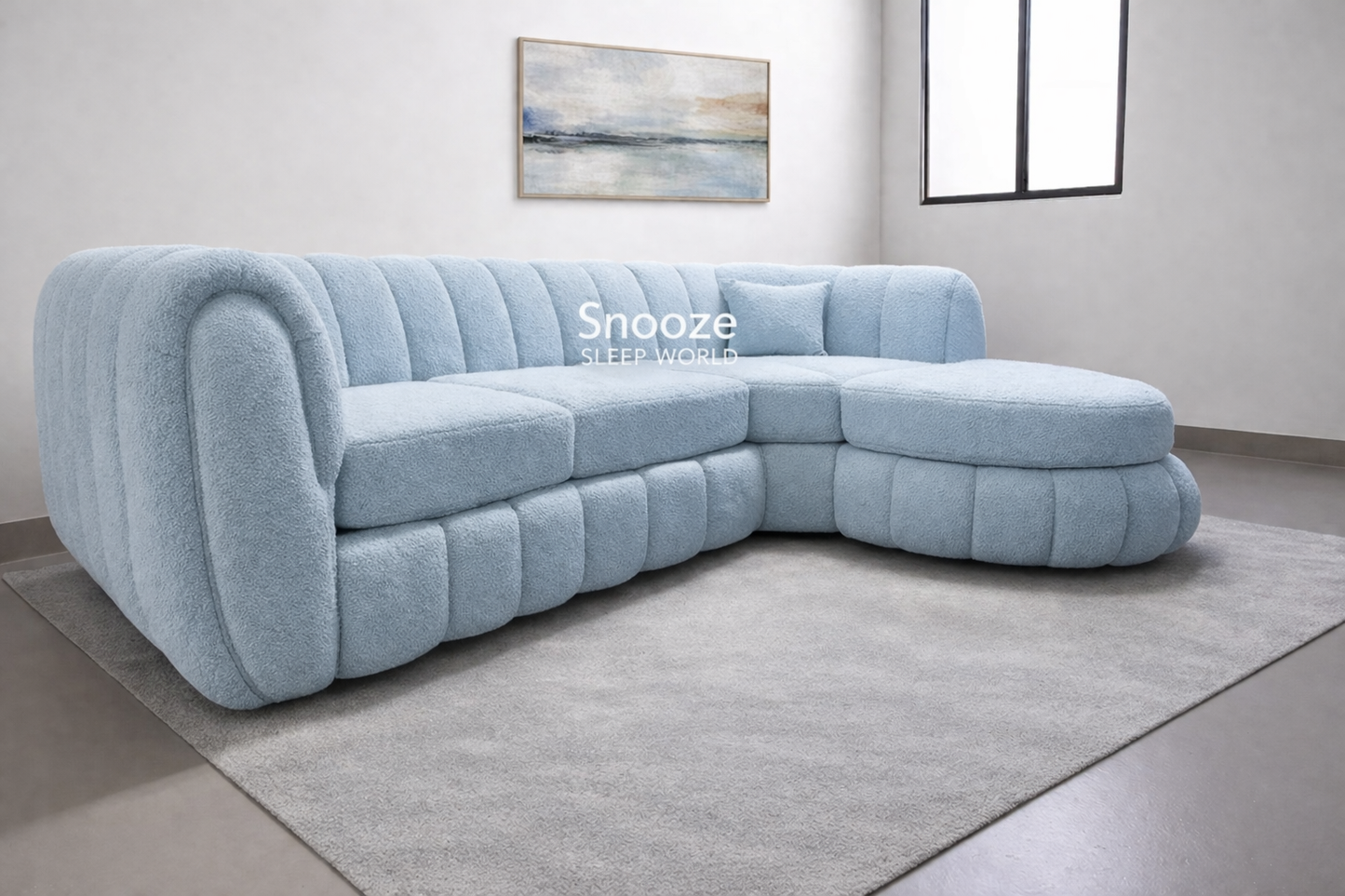 Shell Teddy L-Shape Corner Sofa