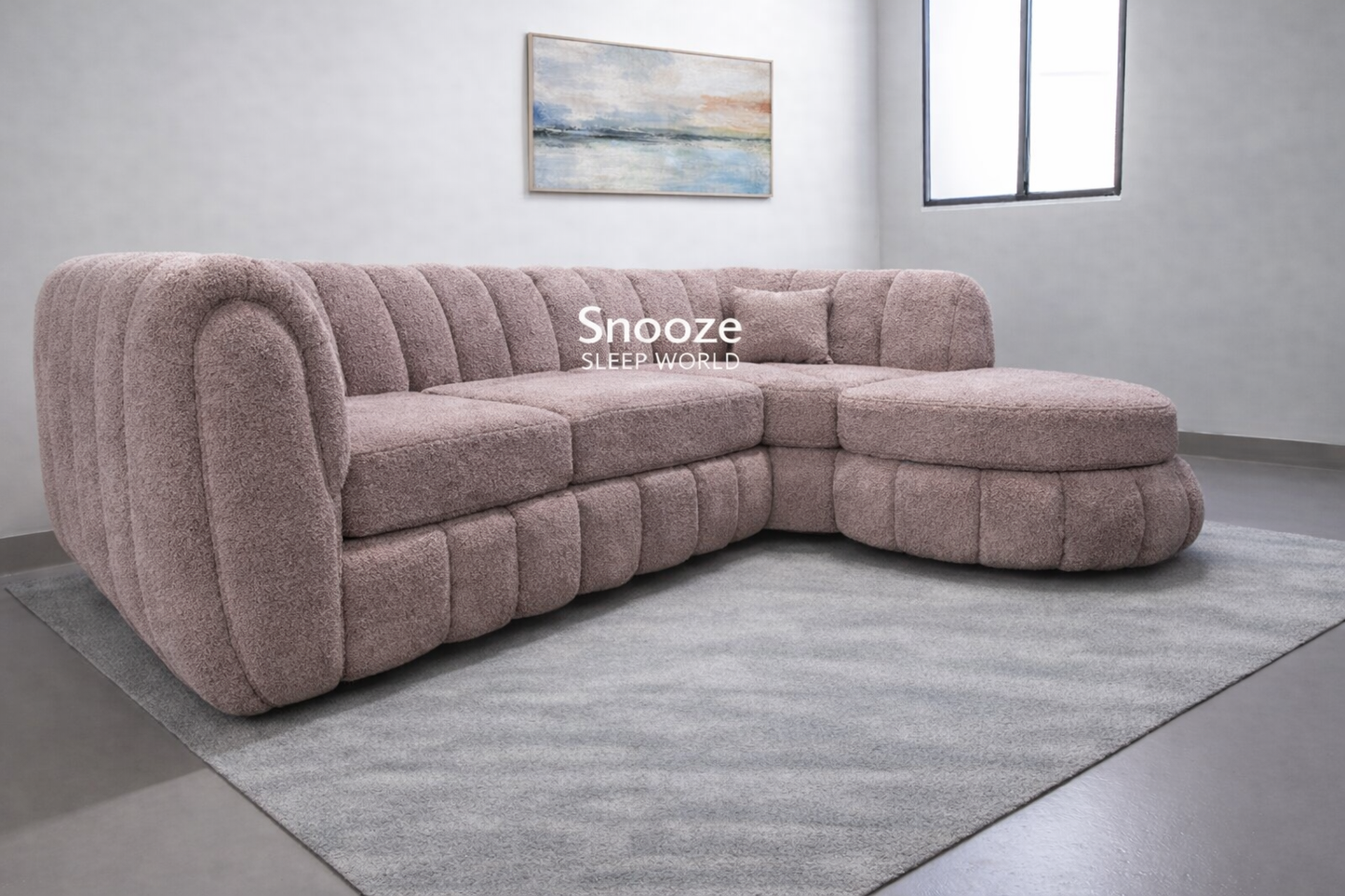 Shell Teddy L-Shape Corner Sofa