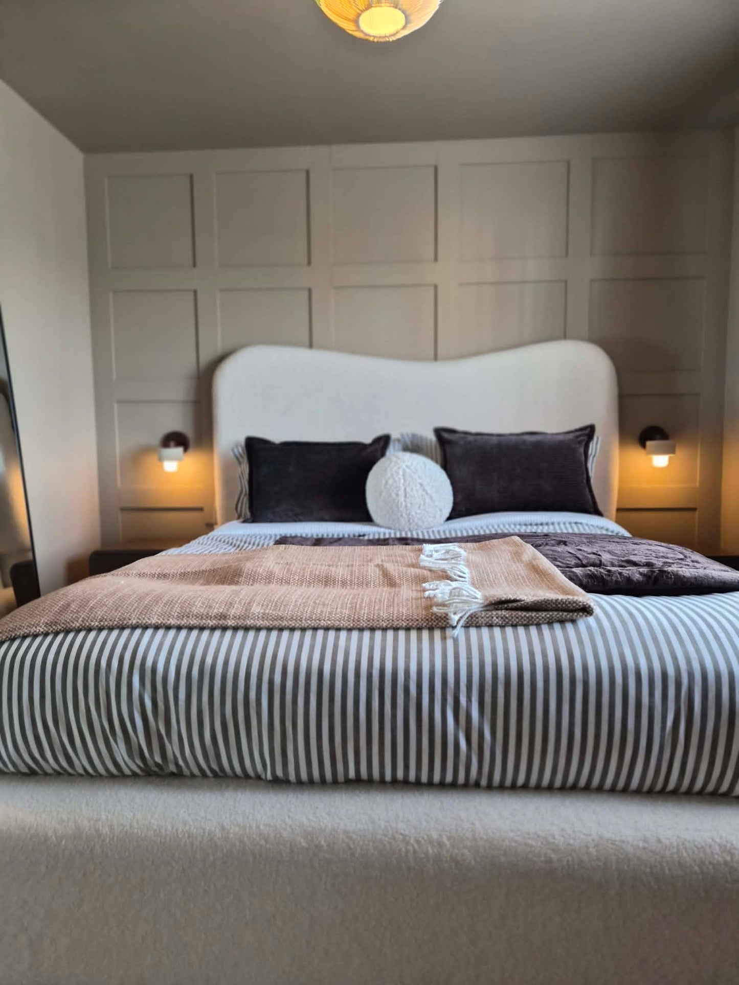 Boucle Cloud Bed & Mattress