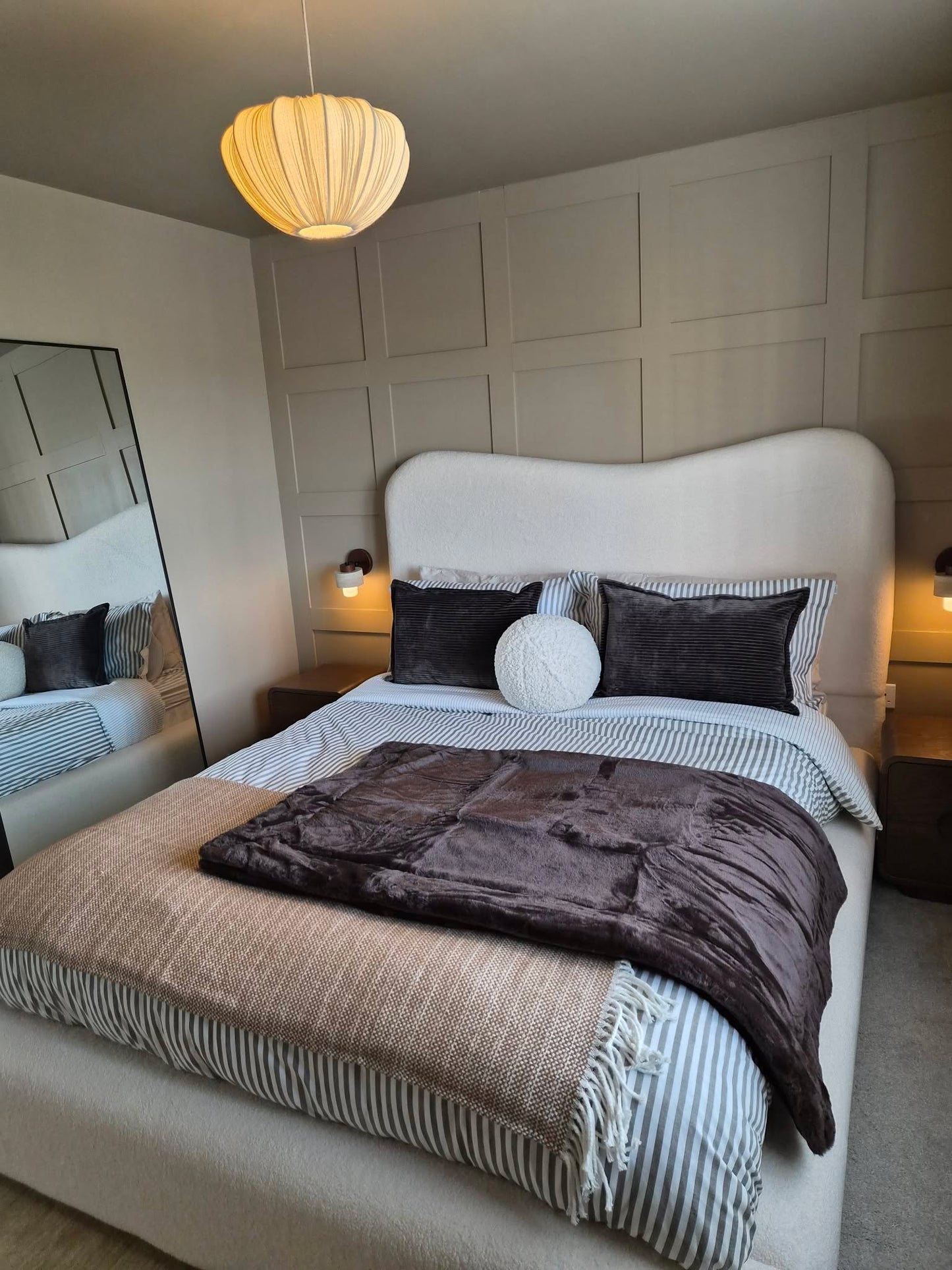 Boucle Cloud Bed & Mattress
