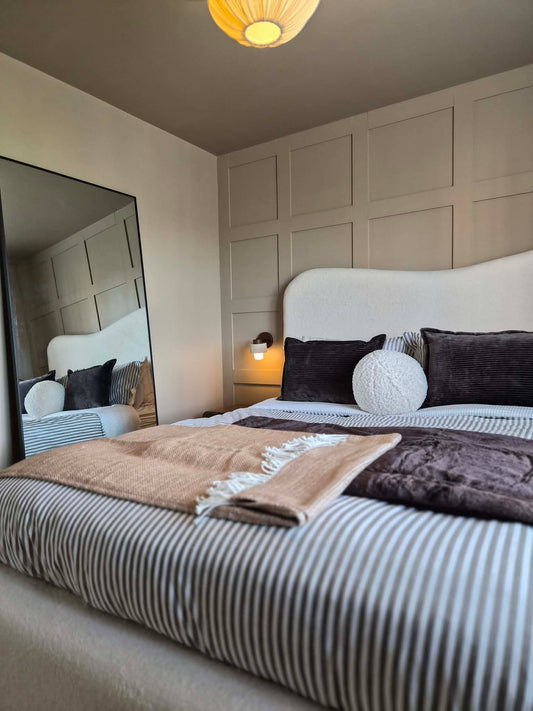 Boucle Cloud Bed & Mattress